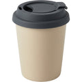 Plvx Double-Wall Ceramic Travel Cup 380 ml Sand Beige - Product view