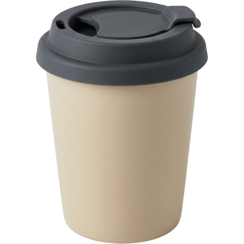 Plvx Double-Wall Ceramic Travel Cup 380 ml Sand Beige - Product view